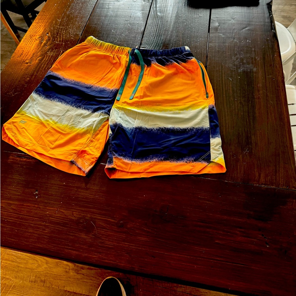 Fabletics multicolored Athletic Shorts - Men’s L